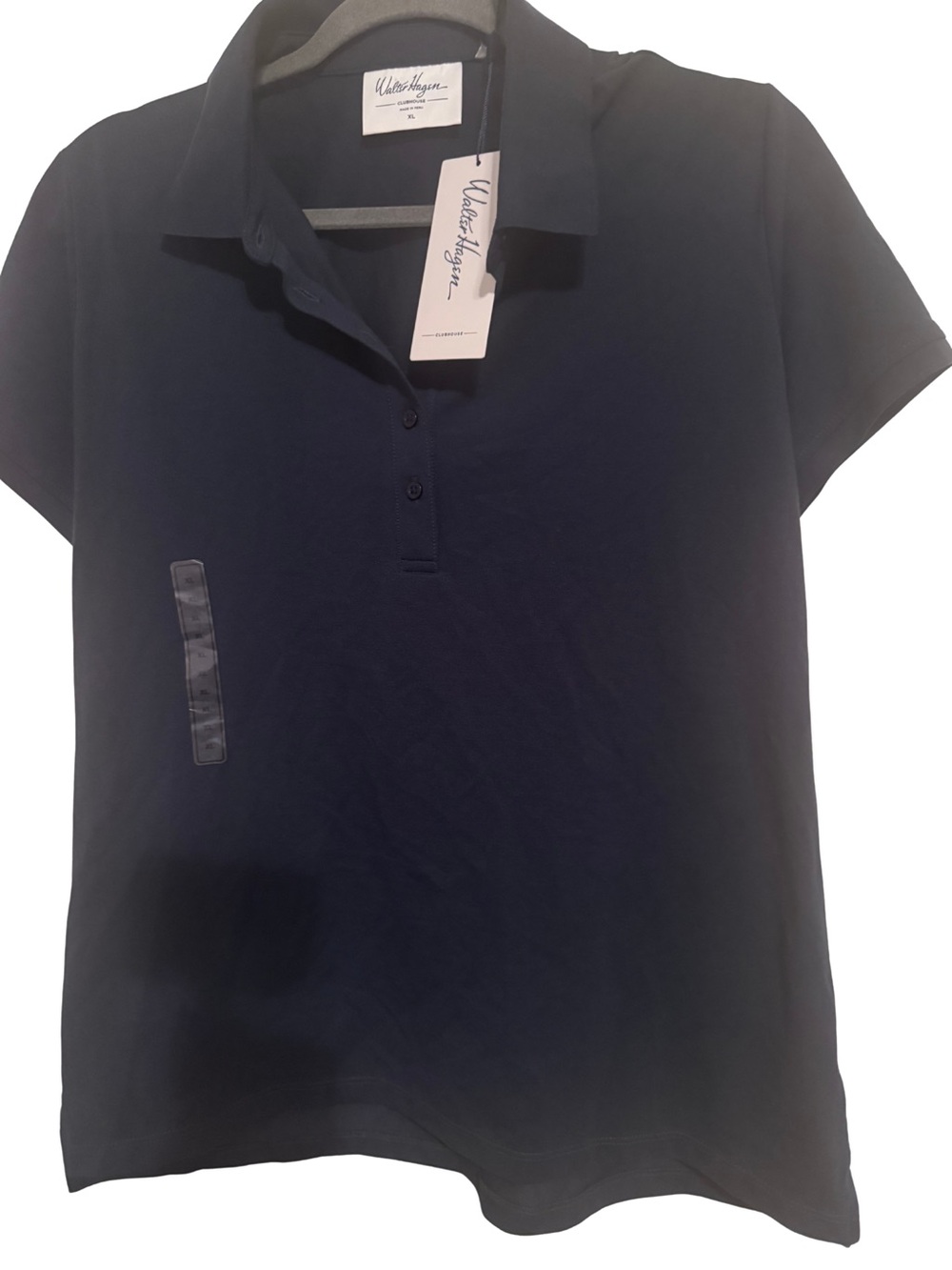 Walter Hagen Women’s Navy Short-Sleeve Polo